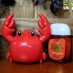 Bath & Body Works 🦀 Pinching Crab PocketBac Holder Bag Charm & Refill